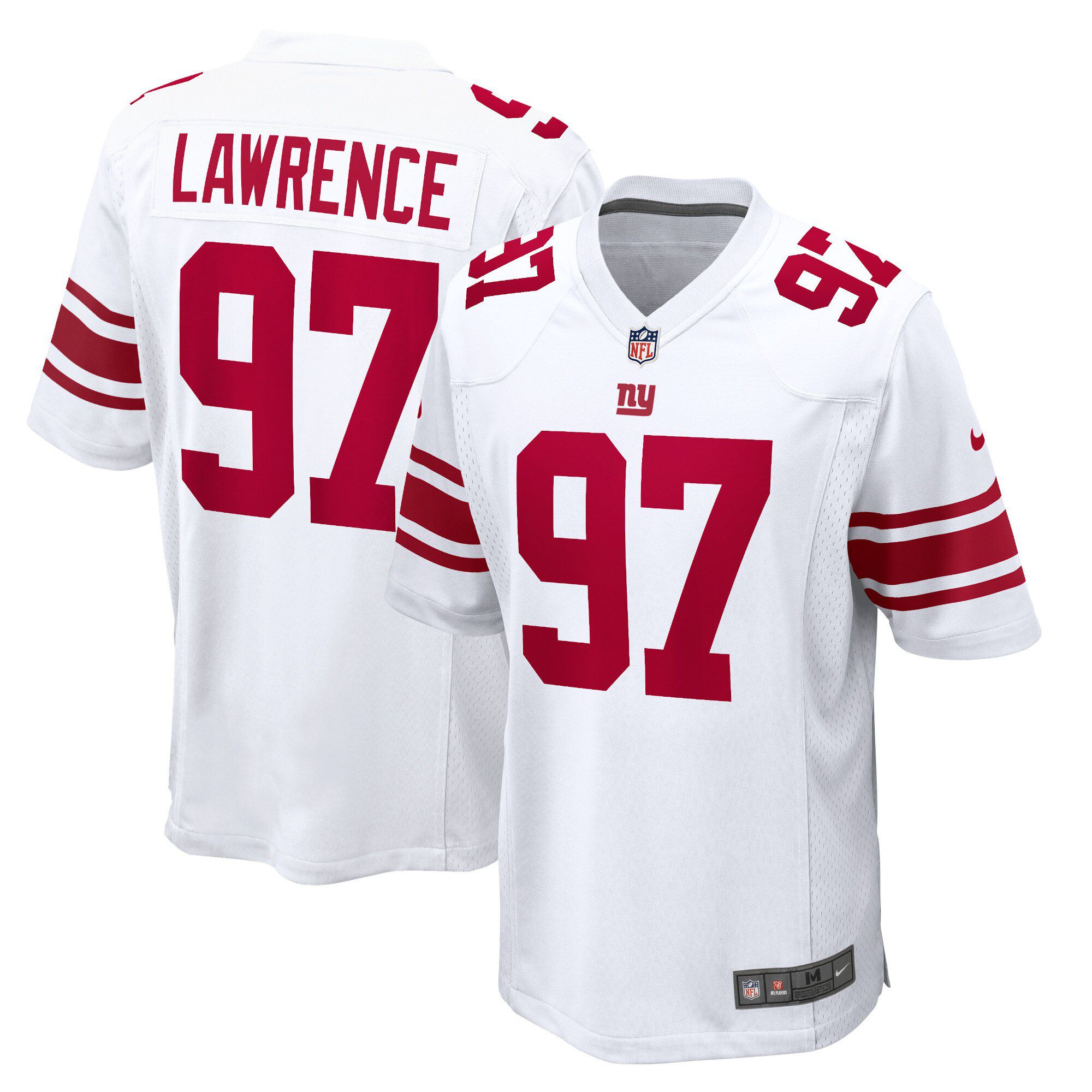 Men New York Giants #97 Dexter Lawrence Nike White Game Player NFL Jersey->new york giants->NFL Jersey